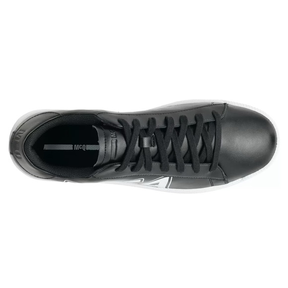 Alexander McQueen MCQ Tennis Sneaker Black Leather Size 40 EU / 10 US NIB - Picture 14 of 14